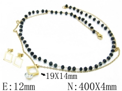 HY Wholesale 316L Stainless Steel CZ jewelry Set-HY26S0080HZL