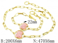 HY Wholesale Jewelry Necklaces Bracelets Sets-HY62S0305IHE