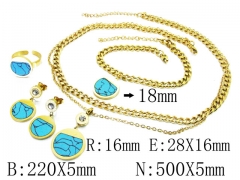 HY Wholesale 316L Stainless Steel Jewelry Set-HY49S0025JCC