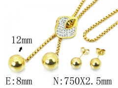 HY Wholesale 316L Stainless Steel Jewelry Set-HY12S0979HJW