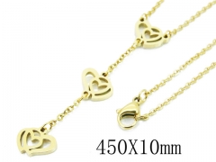 HY Wholesale Stainless Steel 316L Jewelry Necklaces-HY49N0002MT