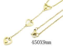 HY Wholesale Stainless Steel 316L Jewelry Necklaces-HY49N0006MS
