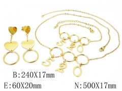 HY Wholesale 316L Stainless Steel Jewelry Set-HY49S0008HPR