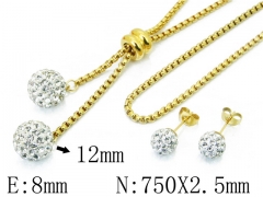 HY Wholesale 316L Stainless Steel Jewelry Set-HY12S0973HJE