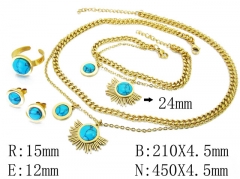 HY Wholesale 316L Stainless Steel Jewelry Set-HY49S0007JAA