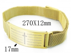 HY Wholesale 316L Stainless Steel Bracelets-HY23B0460HOS
