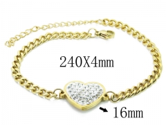 HY Wholesale 316L Stainless Steel Bracelets-HY49B0002NU