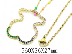 HY Wholesale Stainless Steel 316L Jewelry Necklaces-HY21N0022HPX