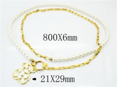 HY Wholesale Stainless Steel 316L Jewelry Necklaces-HY21N0026ISS