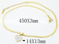 HY Wholesale Stainless Steel 316L Jewelry Necklaces-HY19N0243HFF