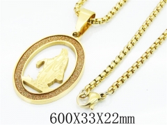 HY Wholesale Stainless Steel 316L Jewelry Necklaces-HY09N1113HEE