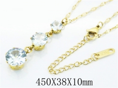 HY Wholesale Stainless Steel 316L Jewelry Necklaces-HY19N0258NA