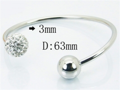 HY Wholesale Stainless Steel 316L Bangle-HY19B0504HIS