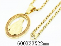 HY Wholesale Stainless Steel 316L Jewelry Necklaces-HY09N1111HDD
