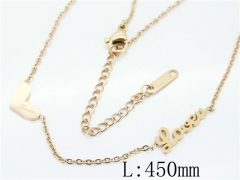 HY Wholesale Stainless Steel 316L Jewelry Necklaces-HY09N1185NF