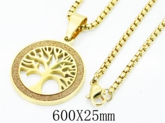 HY Wholesale Stainless Steel 316L Jewelry Necklaces-HY09N1107HEE