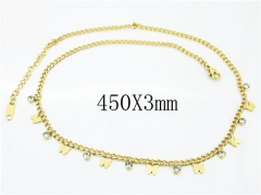 HY Wholesale Stainless Steel 316L Jewelry Necklaces-HY19N0247HJD