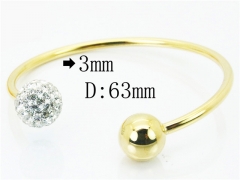 HY Wholesale Stainless Steel 316L Bangle-HY19B0503HJW