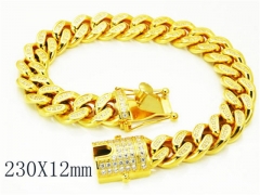 HY Wholesale 316L Stainless Steel Bracelets-HY18B0848HHKT