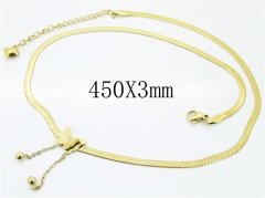 HY Wholesale Stainless Steel 316L Jewelry Necklaces-HY19N0240PA