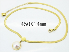 HY Wholesale Stainless Steel 316L Jewelry Necklaces-HY09N1117PA