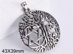 HY Jewelry Wholesale Stainless Steel Pendant (not includ chain)-HY0035P320