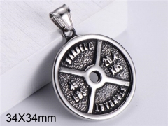 HY Jewelry Wholesale Stainless Steel Pendant (not includ chain)-HY0035P011