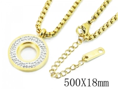 HY Wholesale Stainless Steel 316L Jewelry Necklaces-HY80N0463PZ