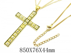 HY Wholesale Stainless Steel 316L Jewelry Necklaces-HY64N0113HLW