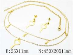 HY Wholesale 316L Stainless Steel Lover jewelry Set-HY59S1721OLR