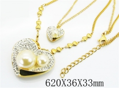 HY Wholesale Stainless Steel 316L Jewelry Necklaces-HY64N0109HOR