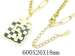 HY Wholesale Stainless Steel 316L Jewelry Necklaces-HY80N0470PD