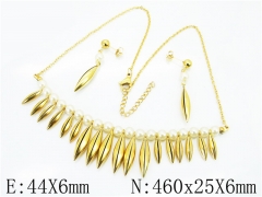HY Wholesale 316L Stainless Steel Jewelry Set-HY64S1258IJF