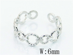 HY Wholesale Stainless Steel 316L Open Rings-HY20R0239MW