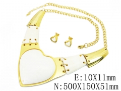 HY Wholesale 316L Stainless Steel Lover jewelry Set-HY64S1264IJE