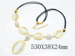 HY Wholesale Stainless Steel 316L Jewelry Necklaces-HY64N0123ILE