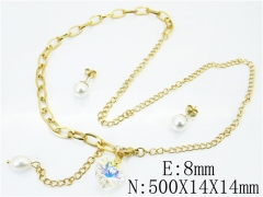 HY Stainless Steel jewelry Pearl Set-HY85S0329PA