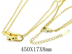HY Wholesale Stainless Steel 316L Jewelry Necklaces-HY80N0468NX