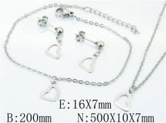HY Wholesale 316L Stainless Steel Lover jewelry Set-HY59S1737LY