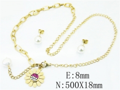 HY Stainless Steel jewelry Pearl Set-HY85S0333PL
