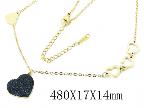 HY Wholesale Stainless Steel 316L Jewelry Necklaces-HY49N0013HIT