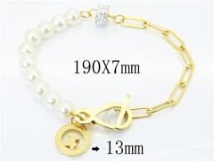 HY Stainless Steel 316L Bracelet (Bear Style)-HY80B1191HFF