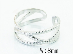 HY Wholesale Stainless Steel 316L Open Rings-HY20R0192MW