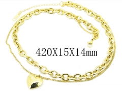 HY Wholesale Stainless Steel 316L Jewelry Necklaces-HY80N0457PF