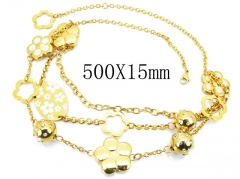 HY Wholesale Stainless Steel 316L Jewelry Necklaces-HY64N0102ISS