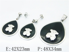 HY 316L Stainless Steel jewelry Bears Set-HY64S1241NX