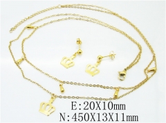 HY Wholesale 316L Stainless Steel Jewelry Set-HY59S1705OLW