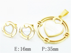 HY Wholesale 316L Stainless Steel Lover jewelry Set-HY64S1218HJC