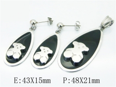 HY 316L Stainless Steel jewelry Bears Set-HY64S1243NX