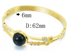 HY Wholesale Stainless Steel 316L CZ Bangle-HY64B1483HJR